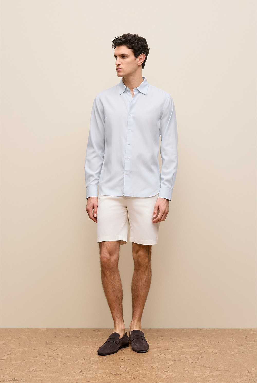 Tailored Fit Soft Long Sleeve Shirt
