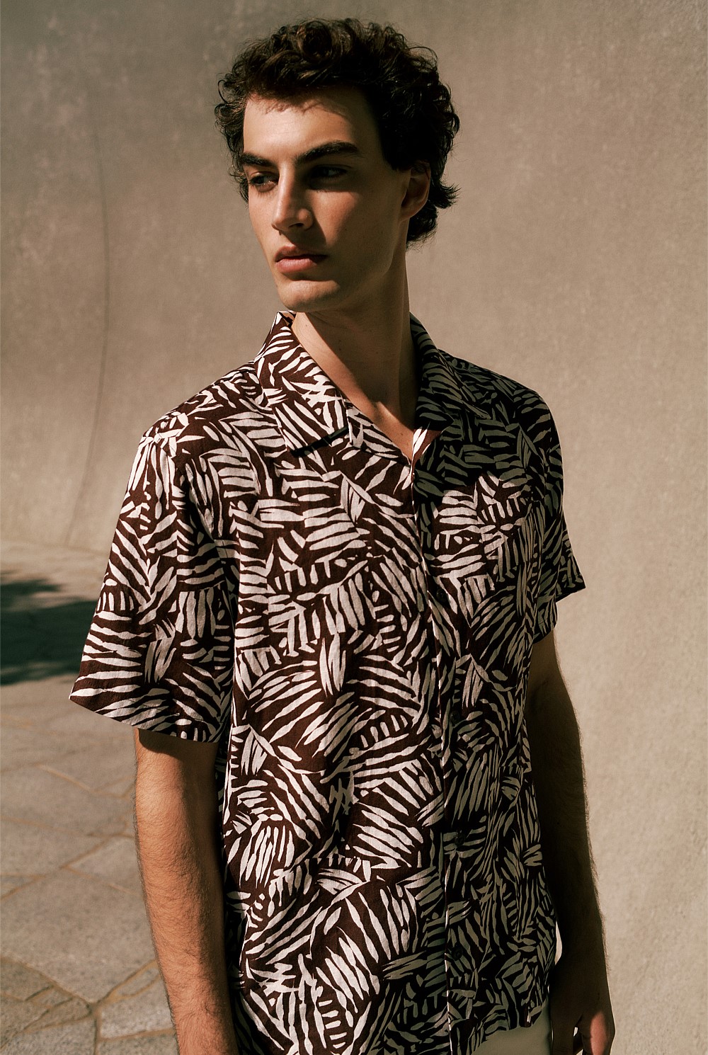Etch Linen Camp Shirt