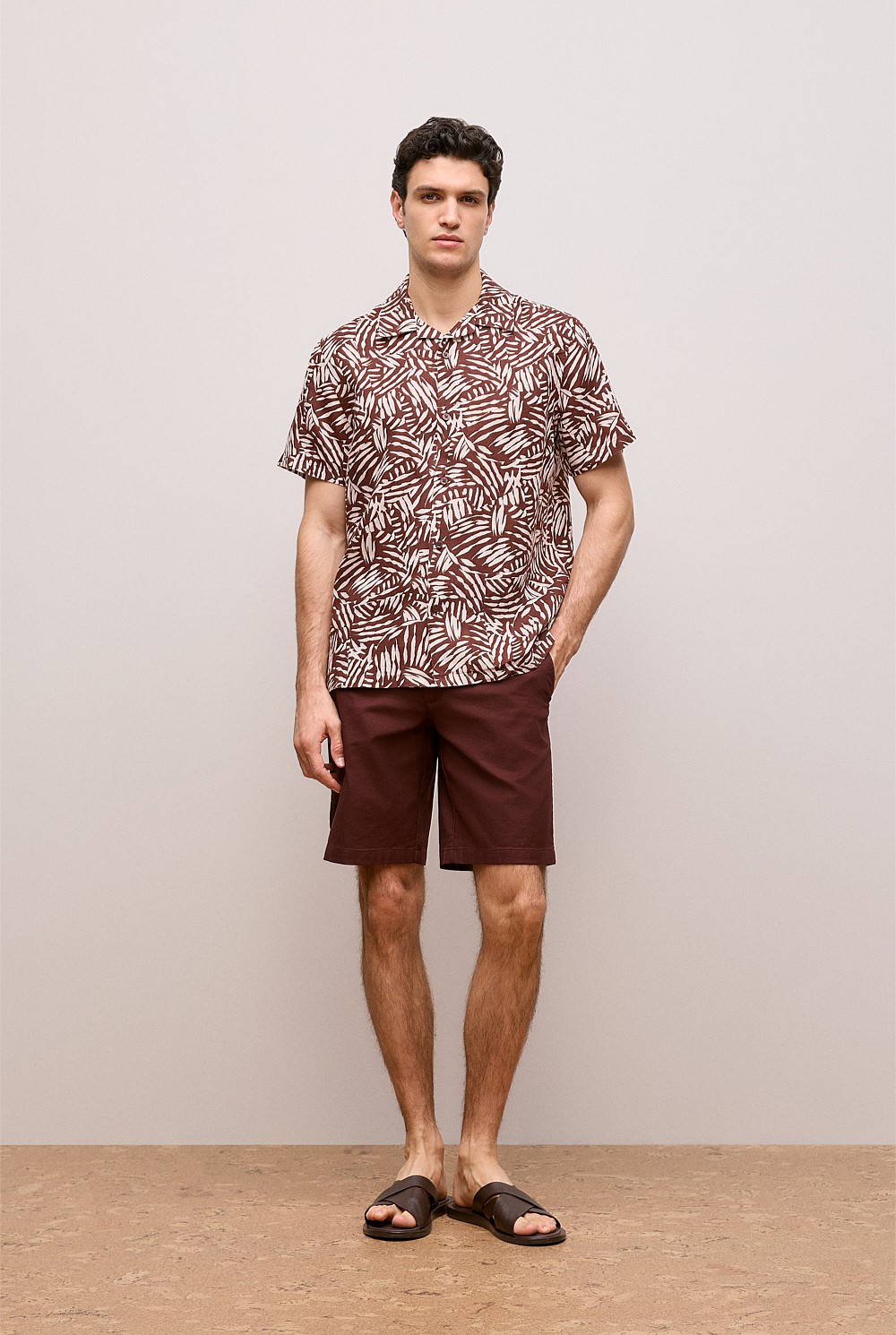 Etch Linen Camp Shirt