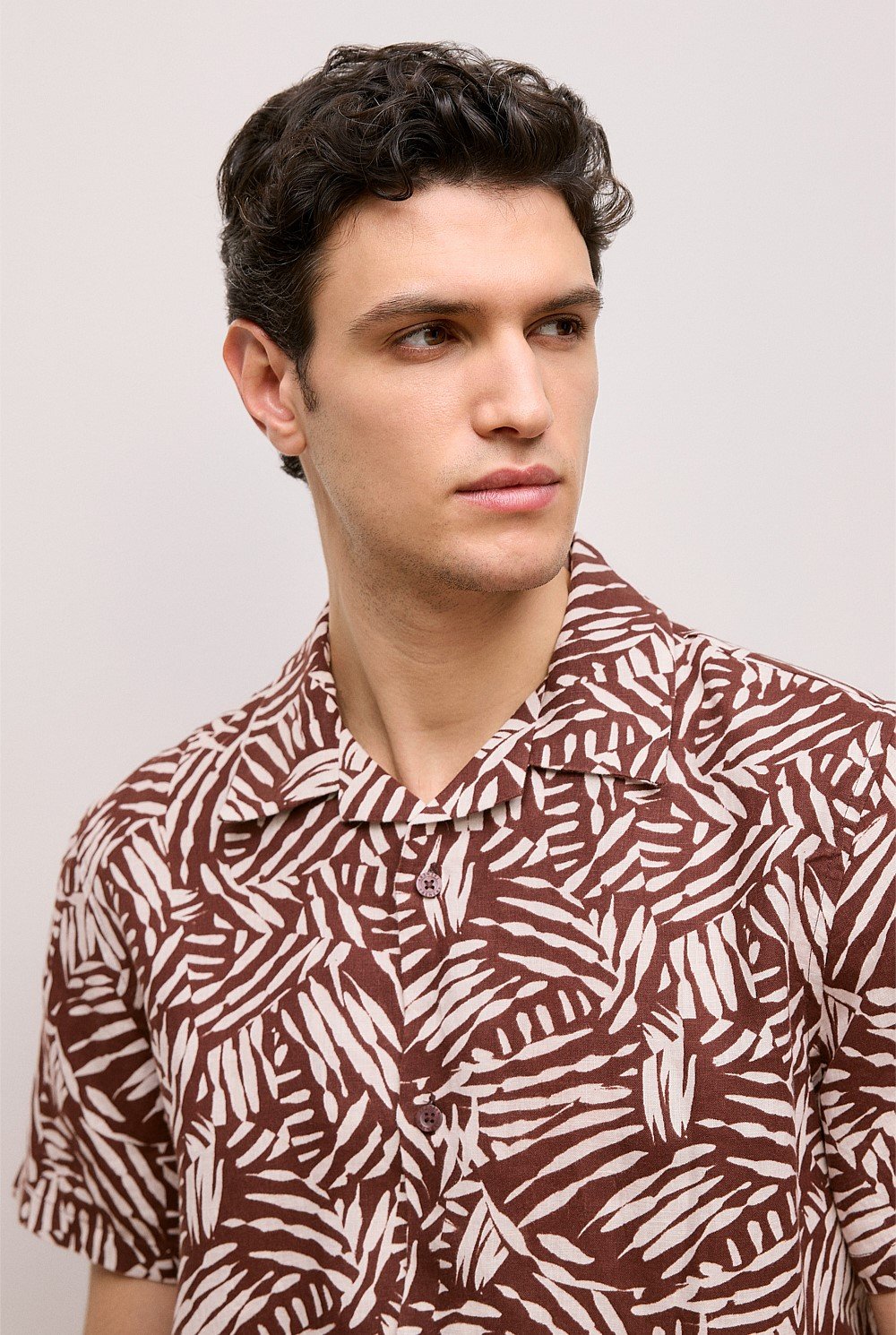 Etch Linen Camp Shirt