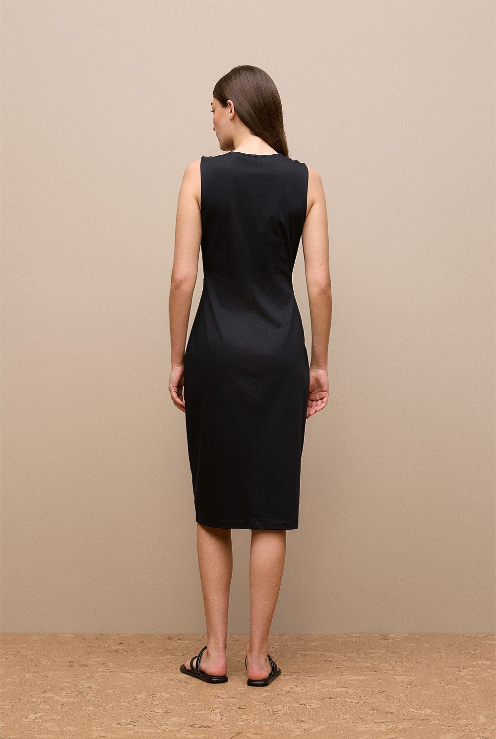Cotton Twist Front Dress