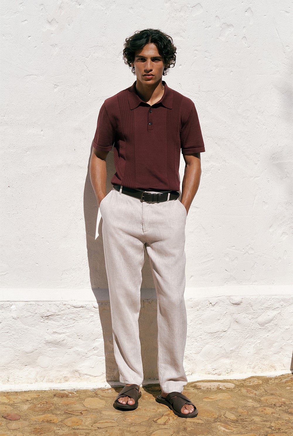 Linen Tailored Relaxed Pant