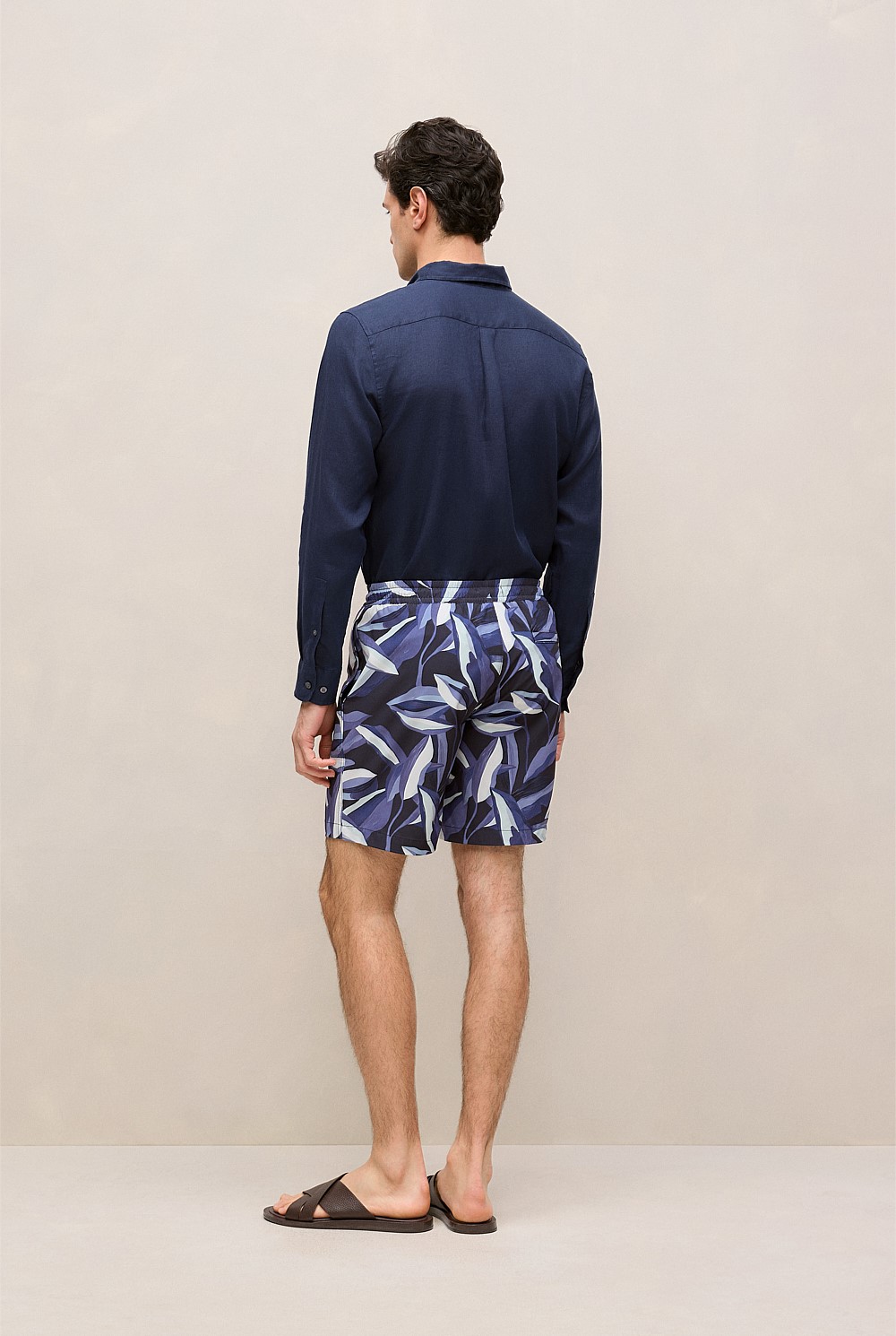Painted Leaf Swim Short