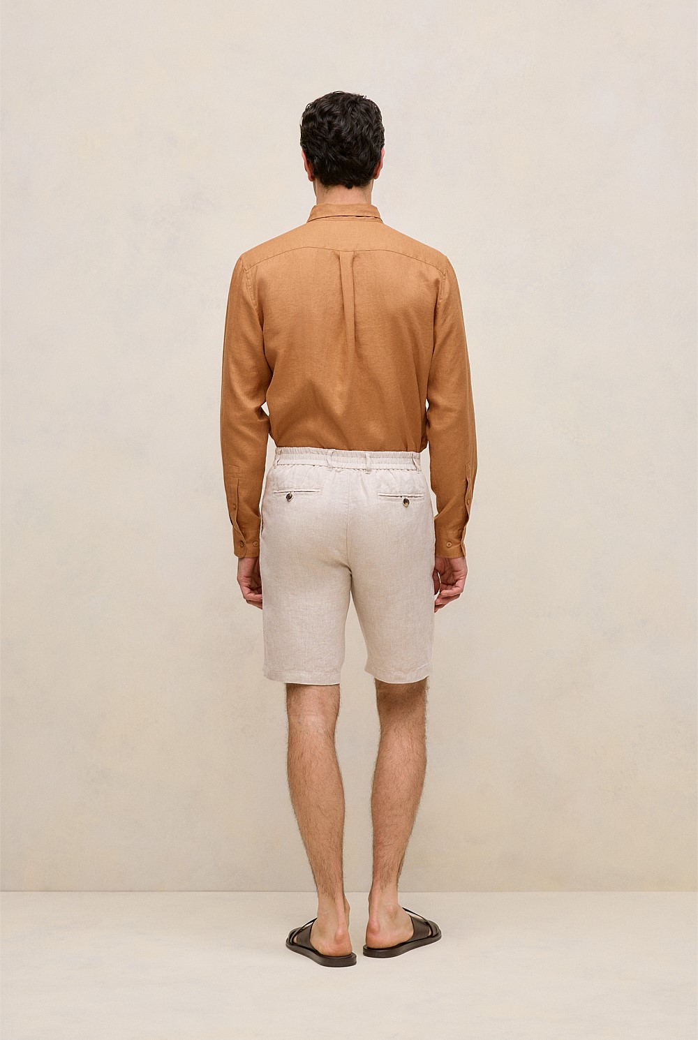 Linen Tailored Relaxed Short