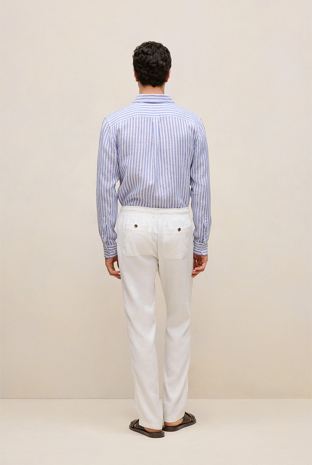 Linen Drawcord Pant