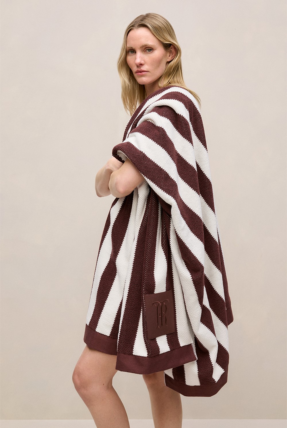 Cotton Jacquard Stripe TR Towel