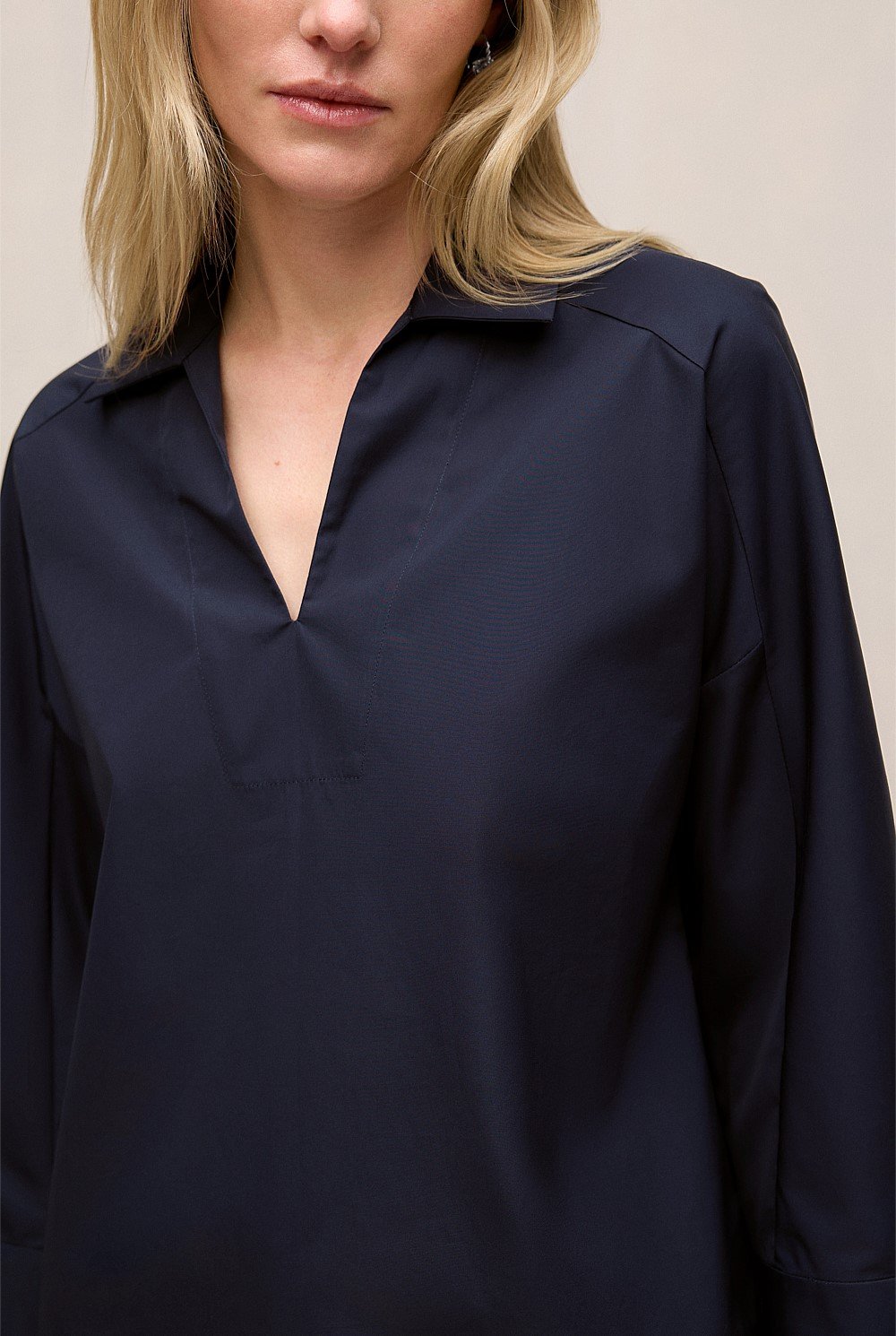 Fine Poplin Popover Shirt