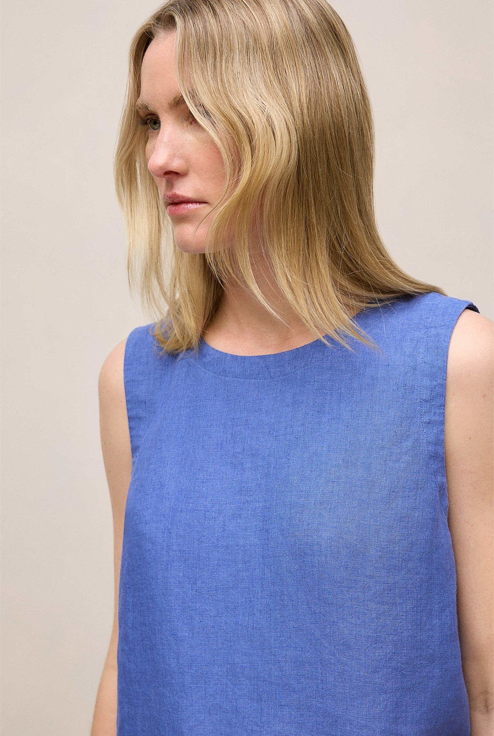 Delave Linen Shell Tank