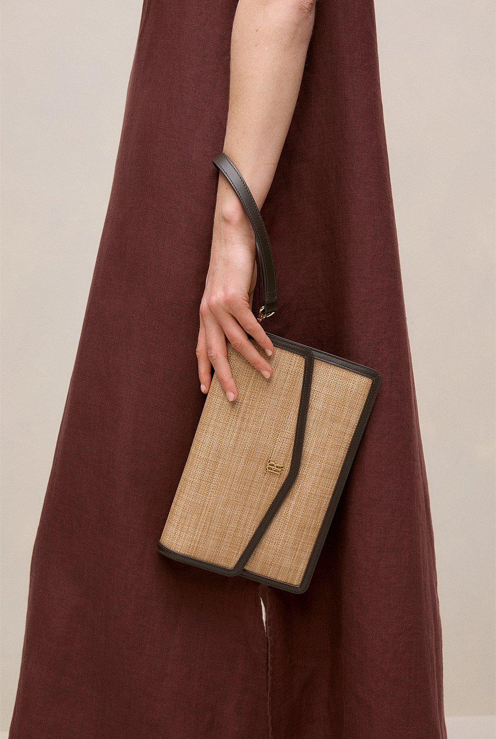 Hepburn Woven Clutch