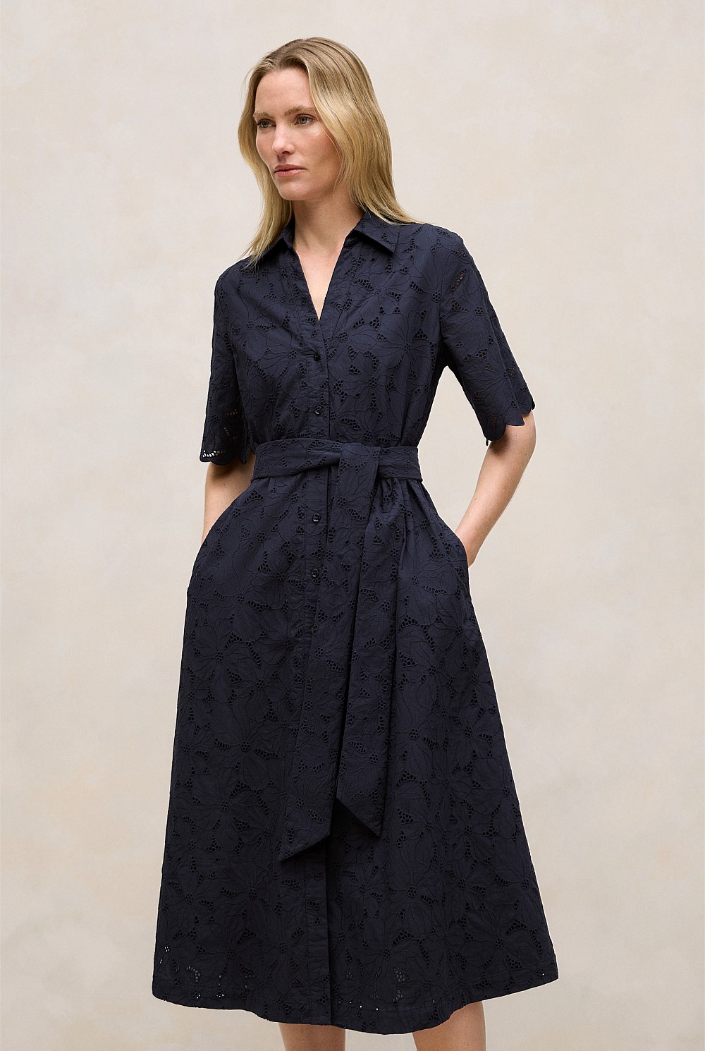 Peony Cutwork Dress