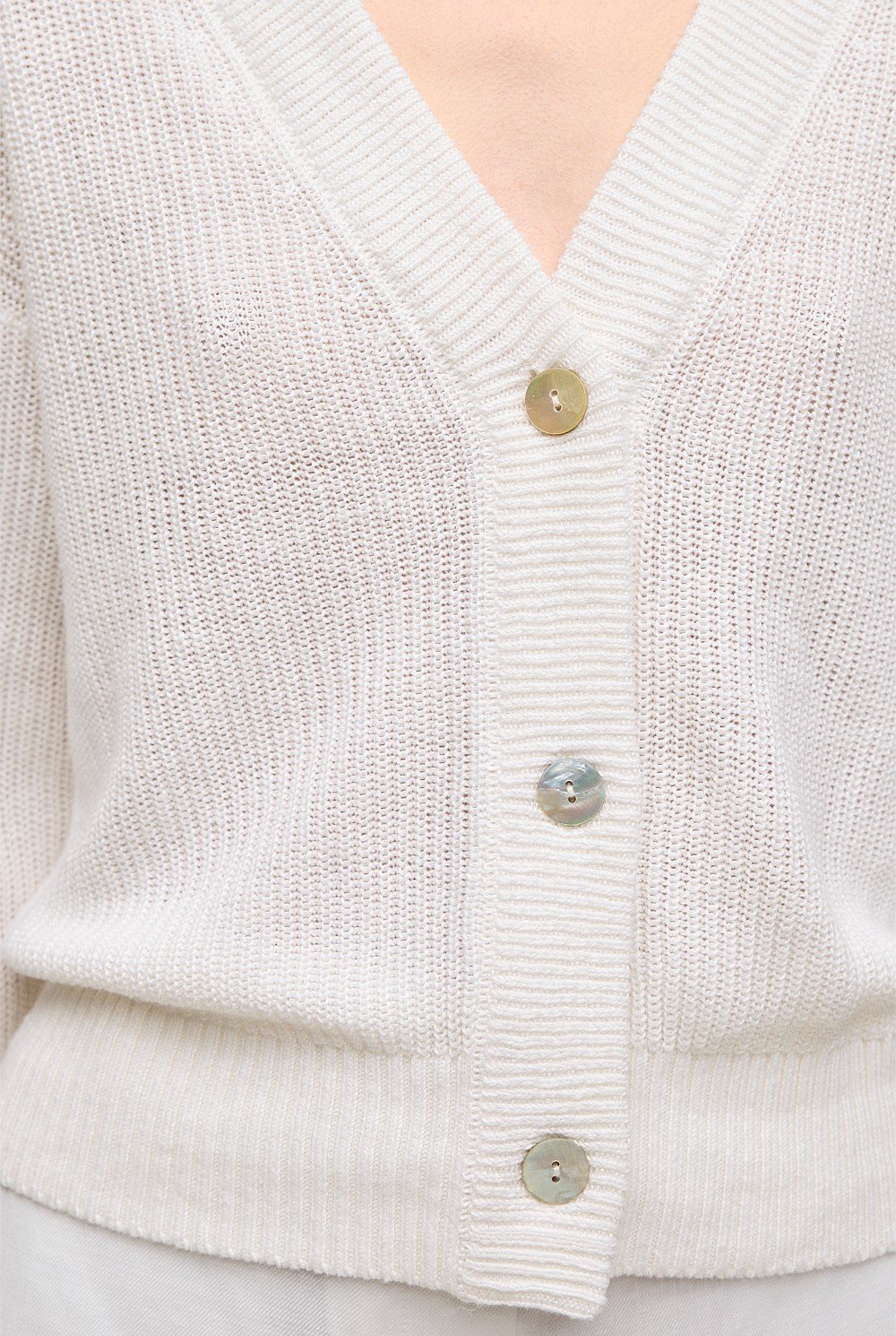 Linen Relaxed Cardigan
