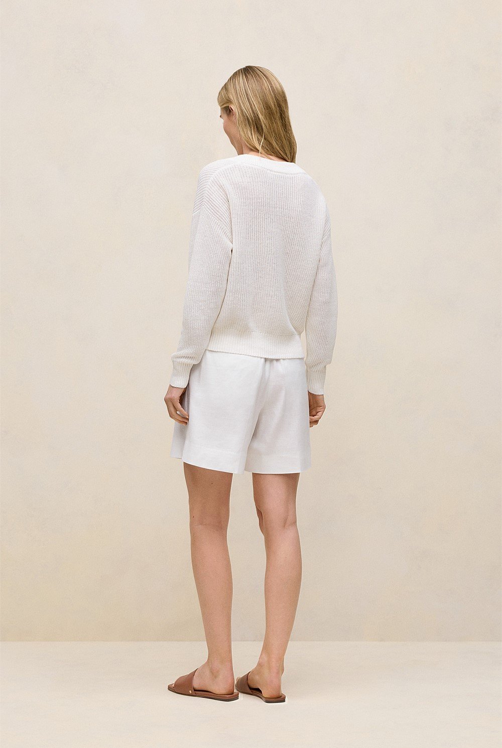 Linen Relaxed Cardigan