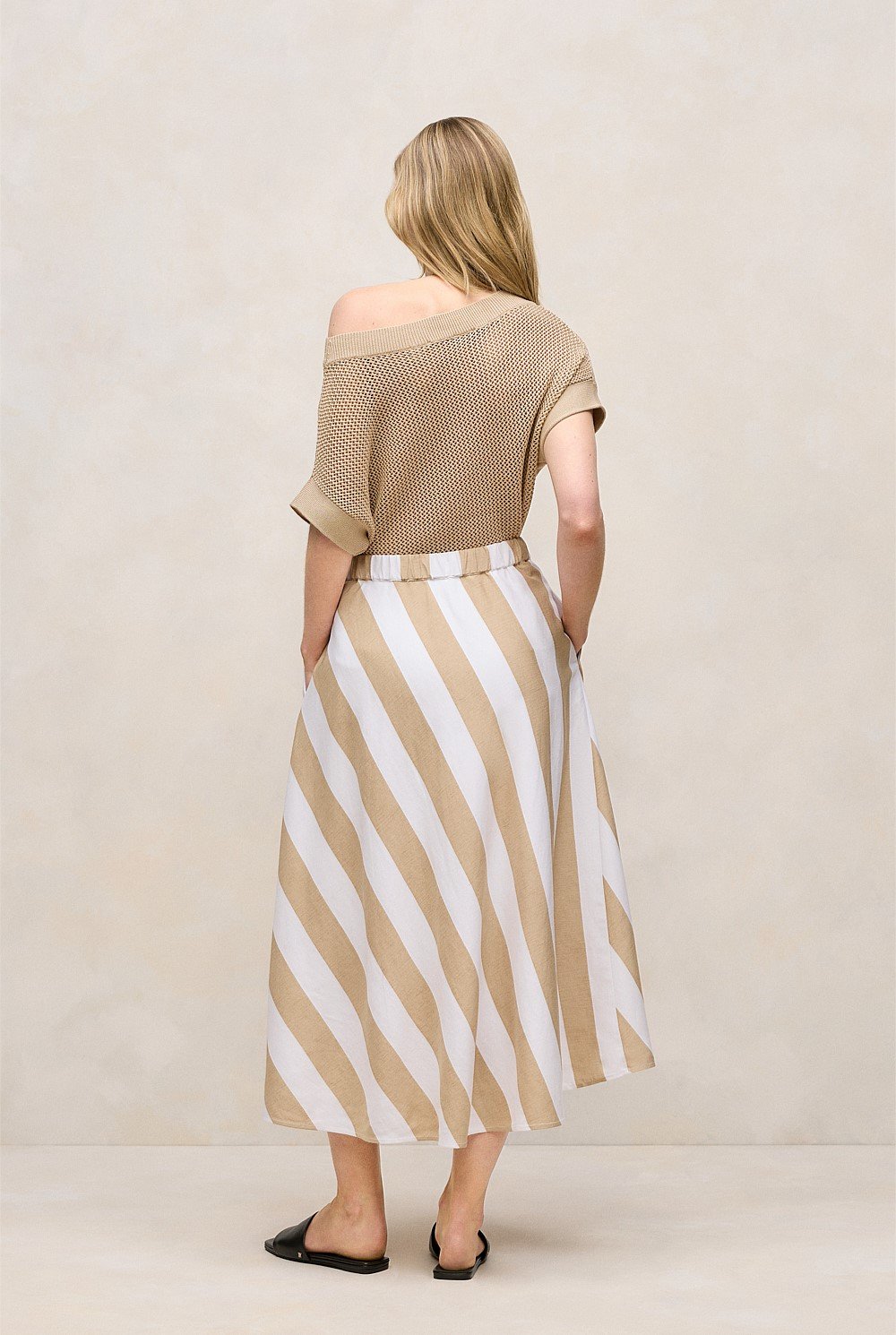 Cabana Stripe Skirt
