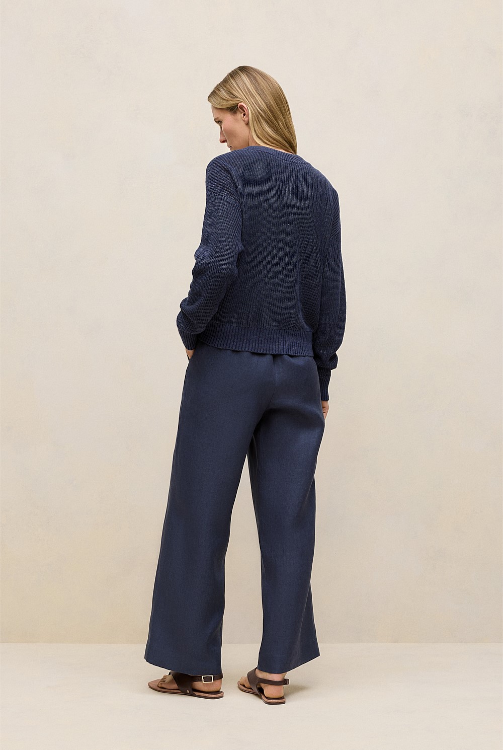 Linen Relaxed Cardigan