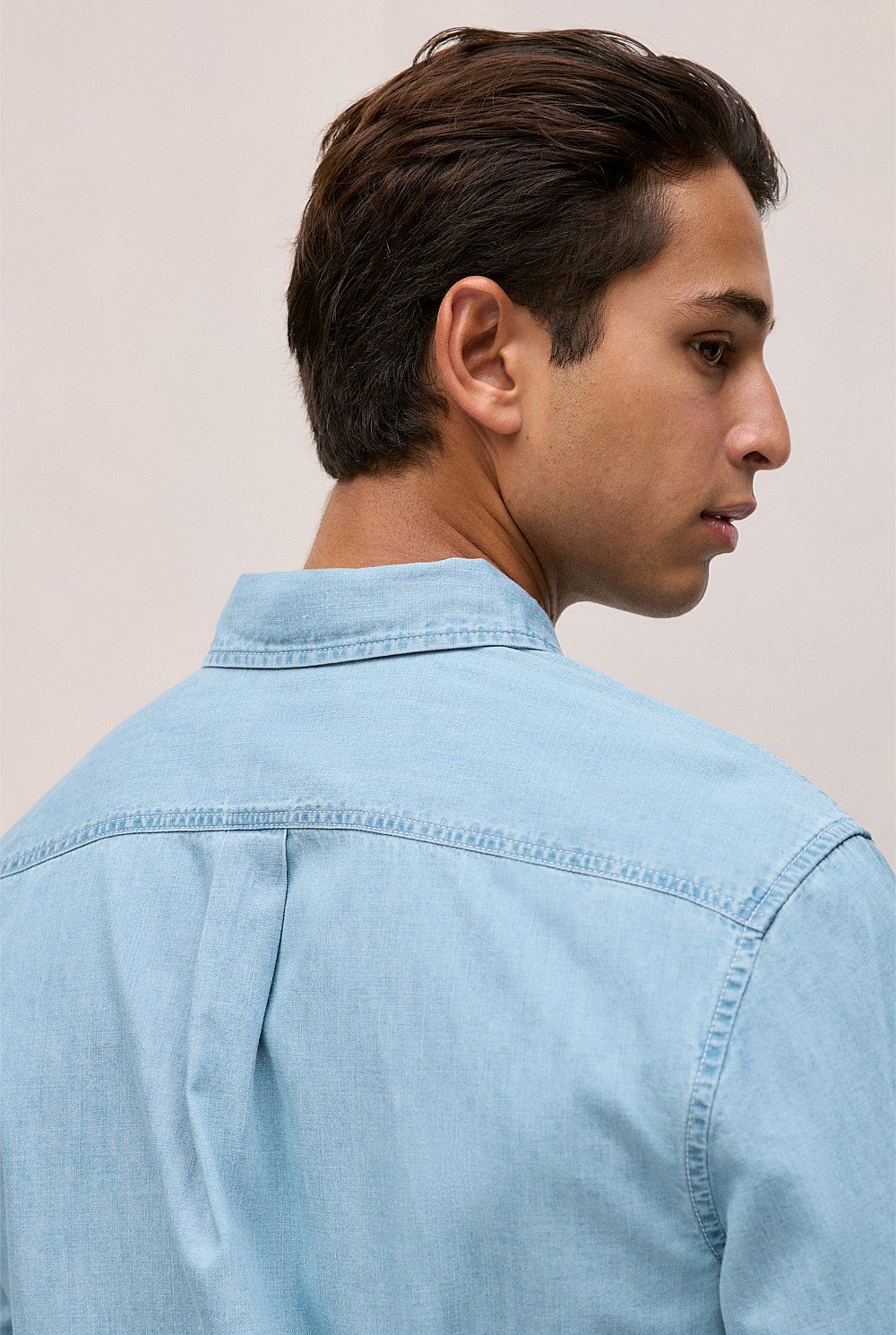 Light Chambray Denim Shirt