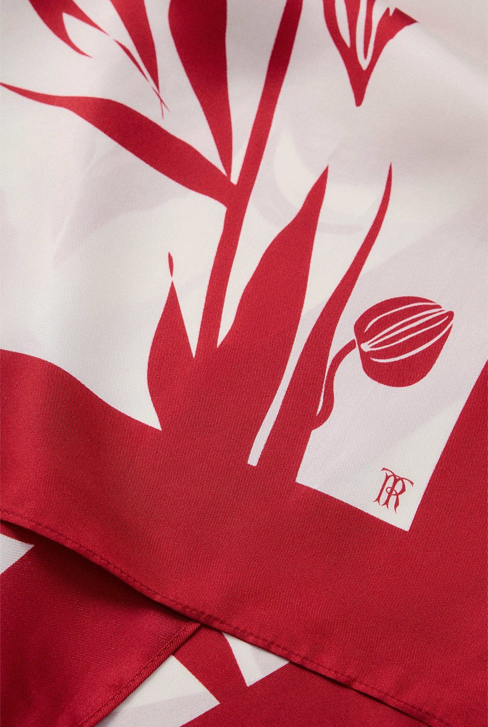 Wild Iris Silk Twill Scarf