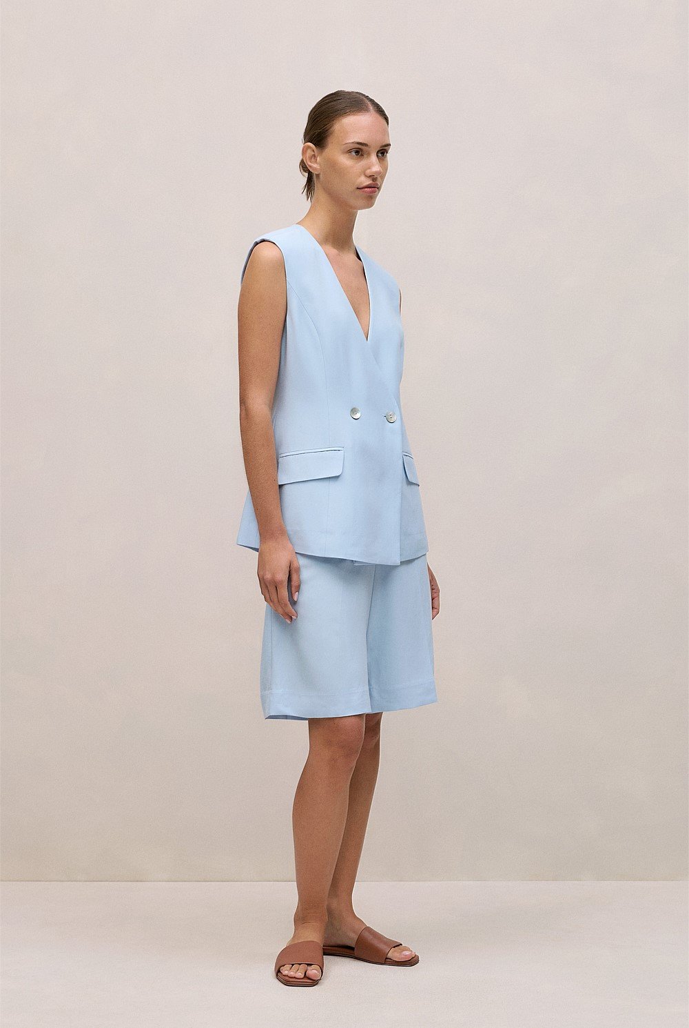 Tailored Double Breasted Vest