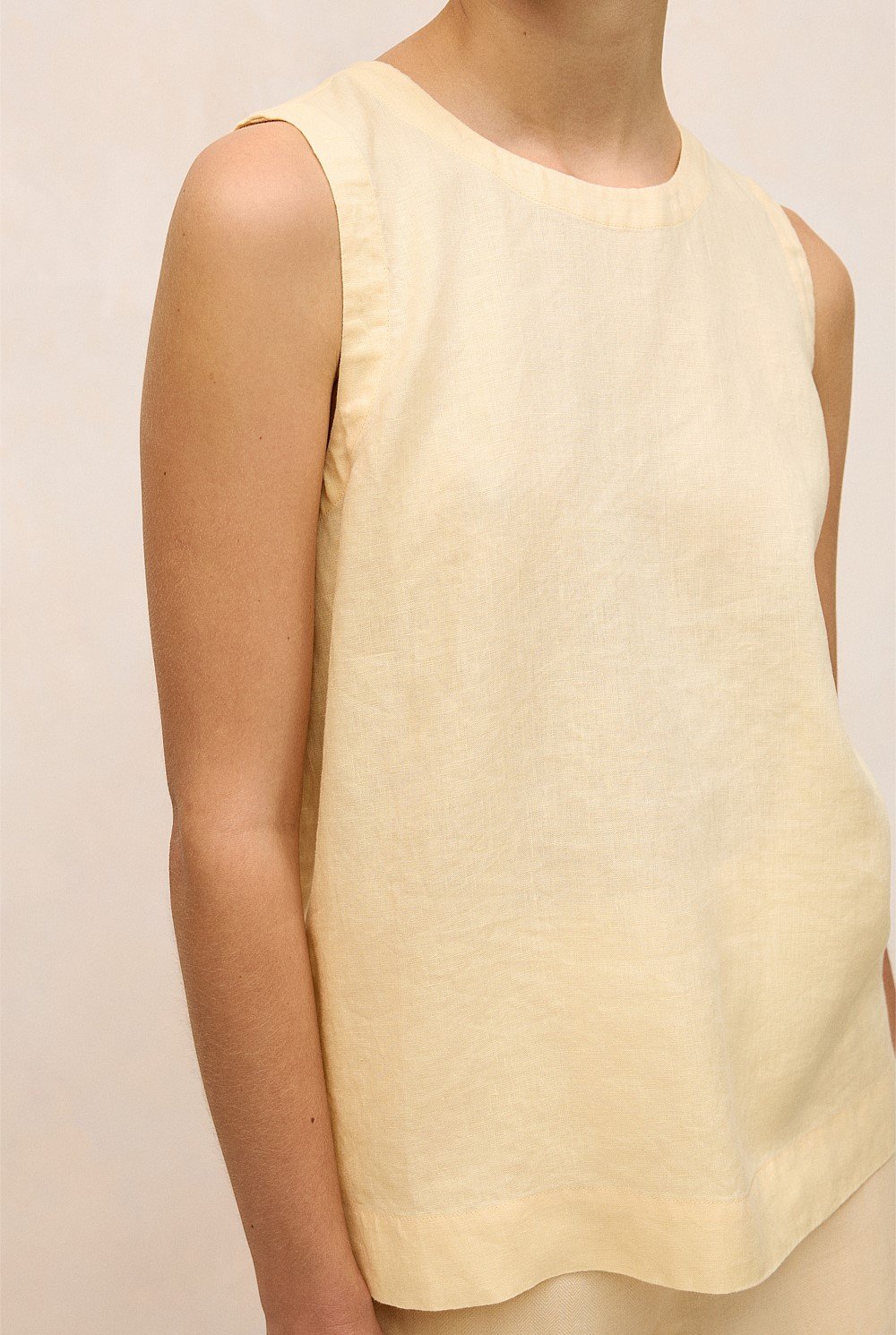 Delave Linen Shell Tank