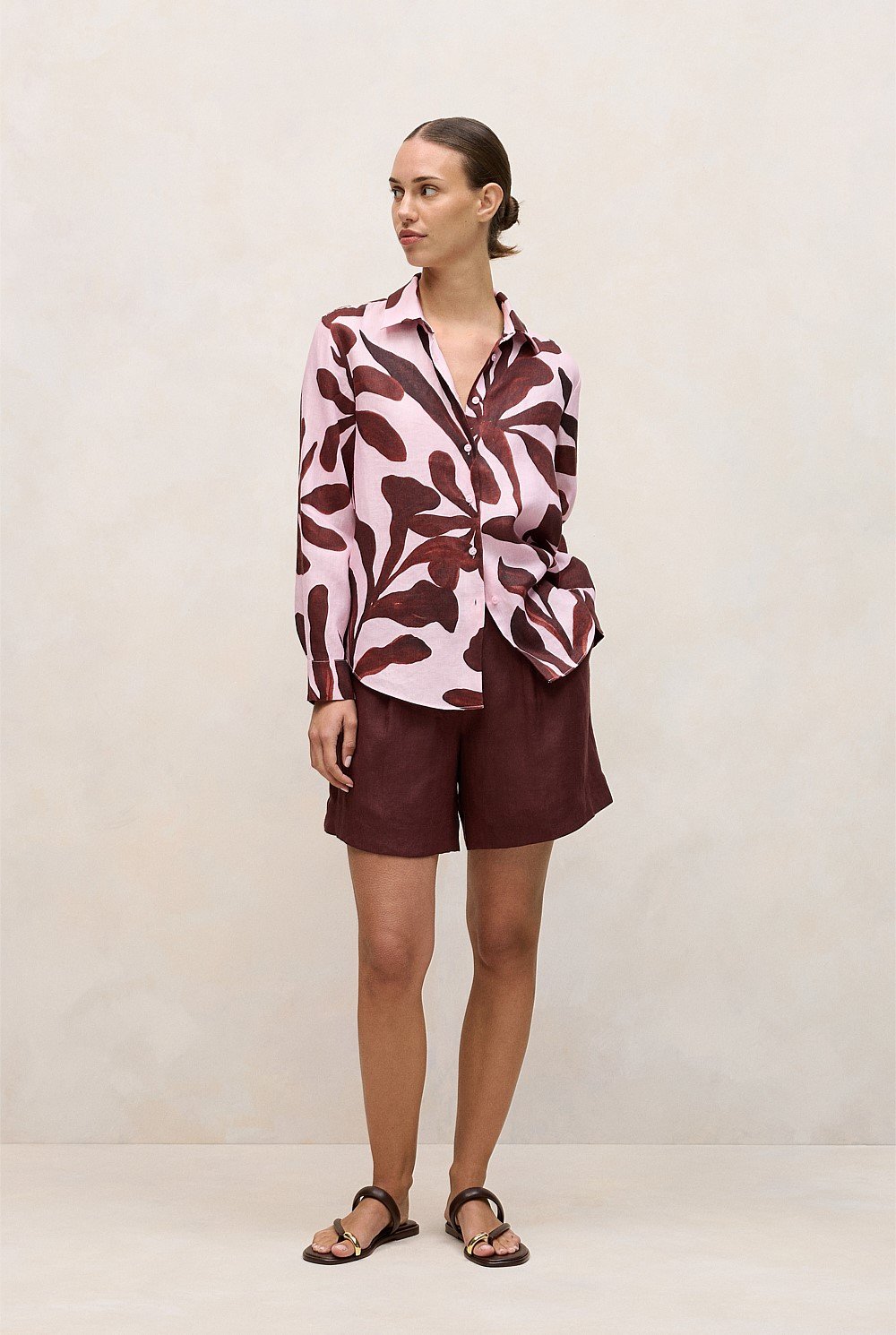 Wakame Linen Long Sleeve Shirt