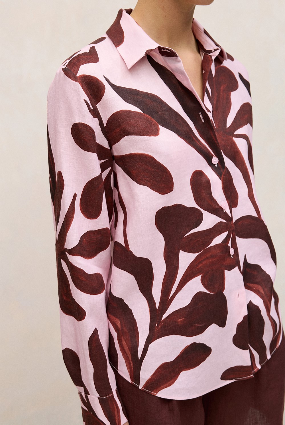 Wakame Linen Long Sleeve Shirt