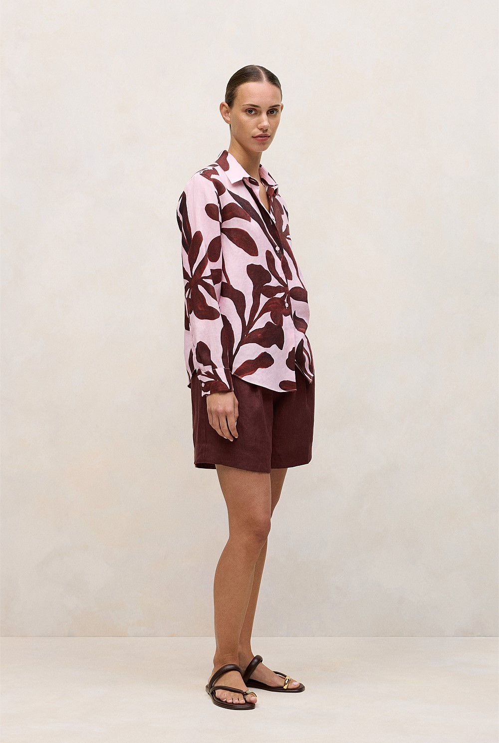 Wakame Linen Long Sleeve Shirt