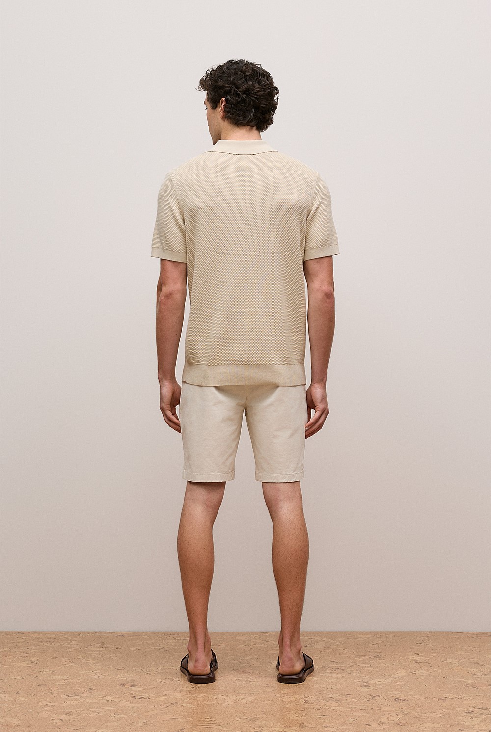 Cotton Texture Stitch Polo
