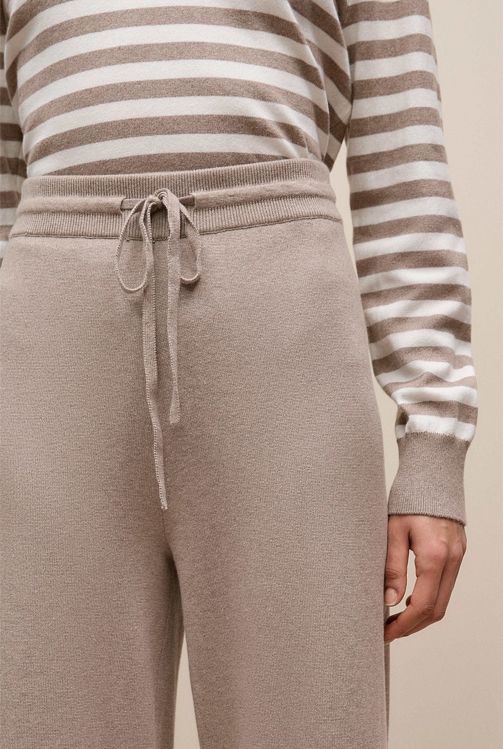 Cotton Cashmere Knit Pant