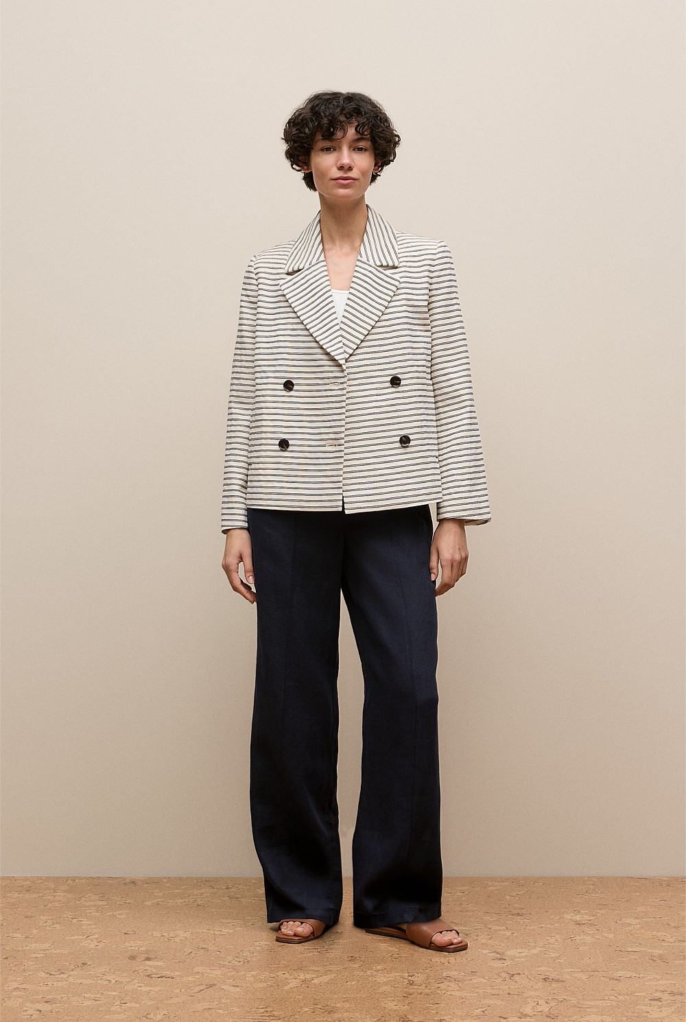 Stripe Peacoat