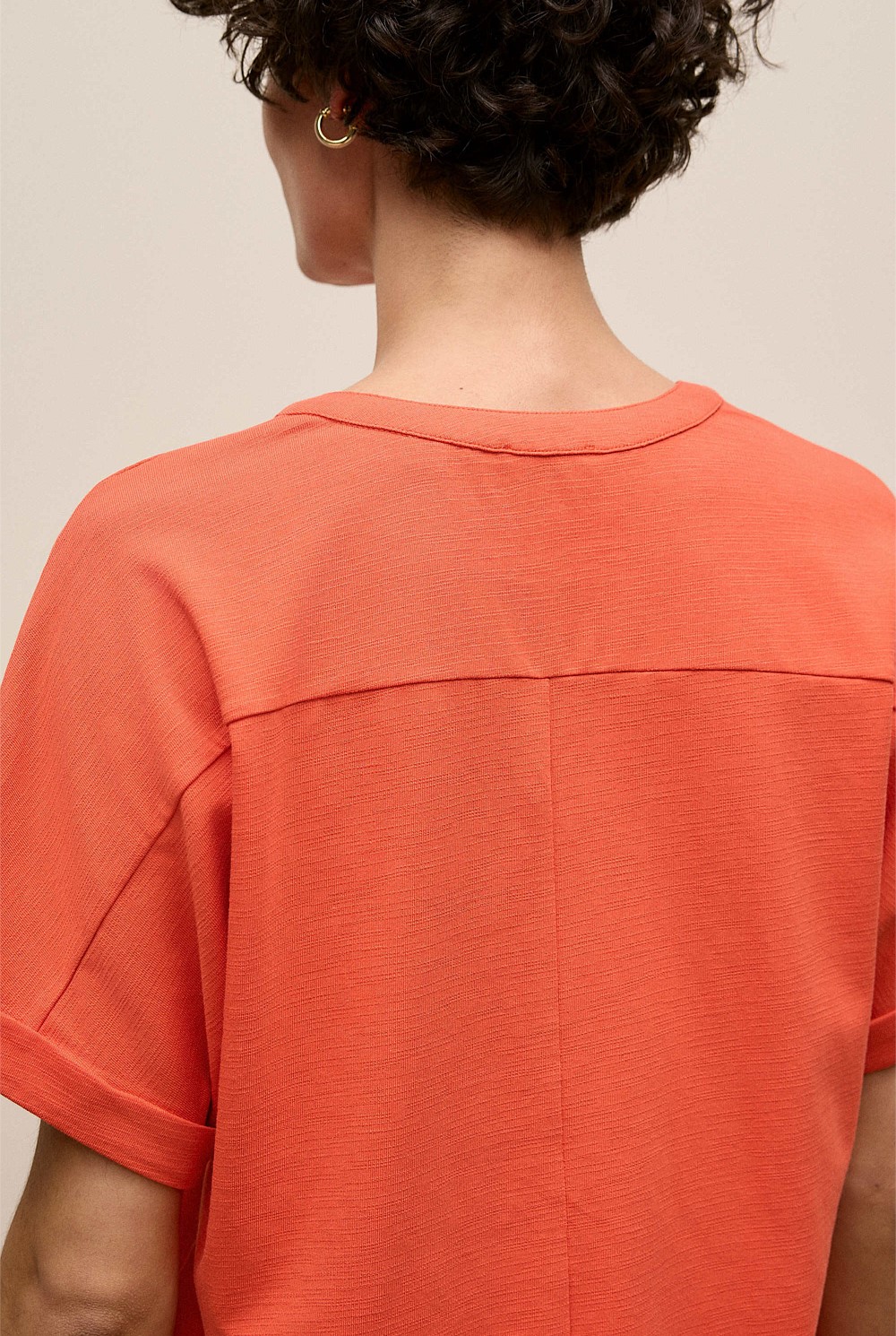 Relaxed V Neck T-shirt