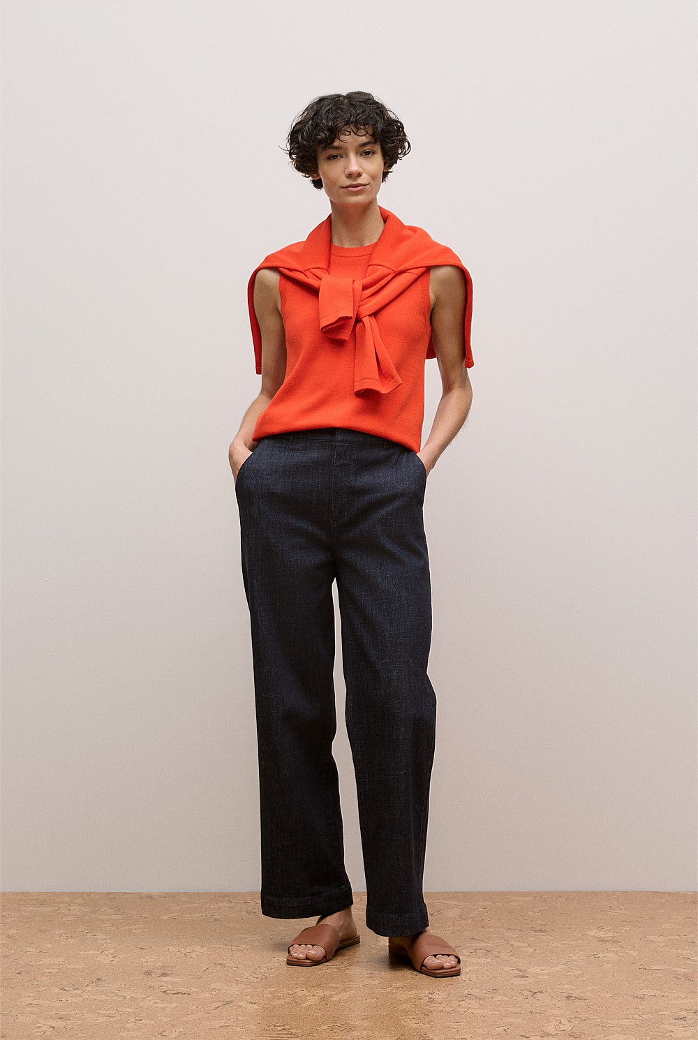 Cotton Silk Knit Tank