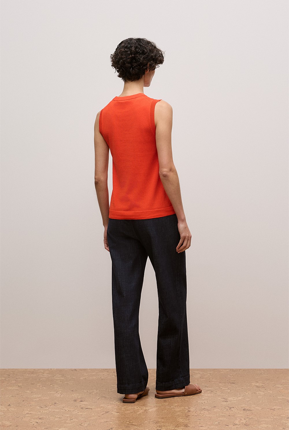 Cotton Silk Knit Tank