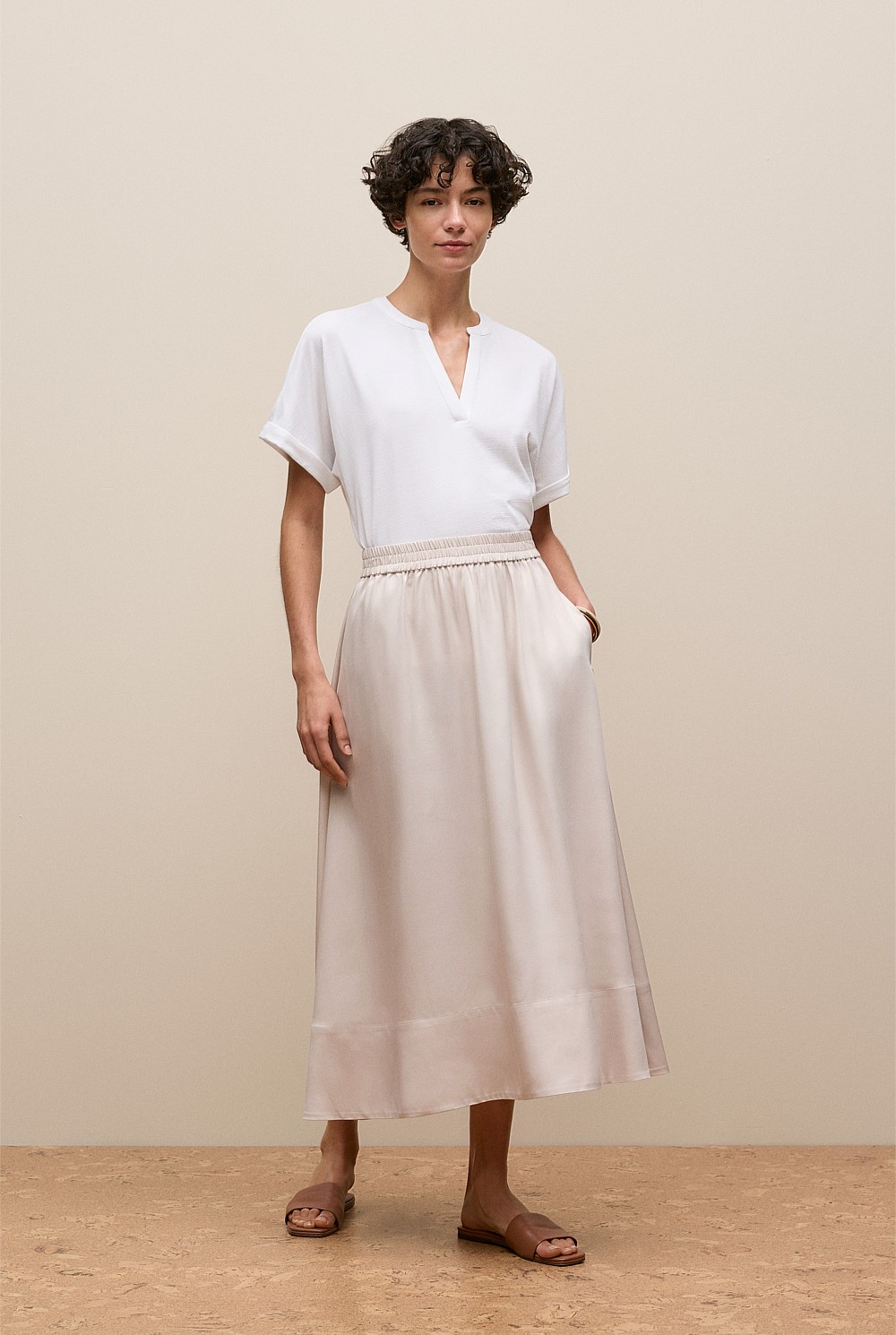Soft Pull On Skirt