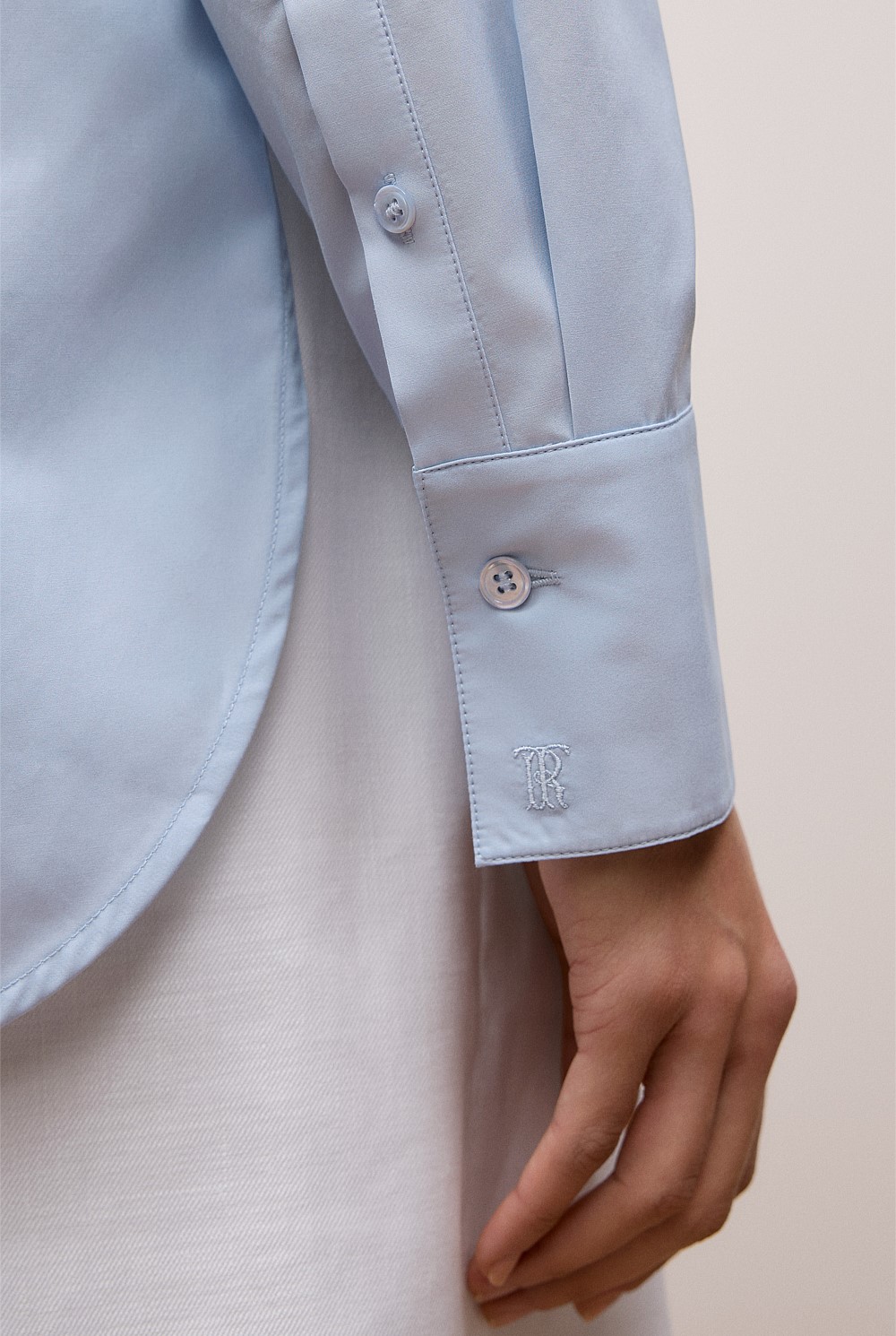 Cotton Poplin Long Sleeve Shirt
