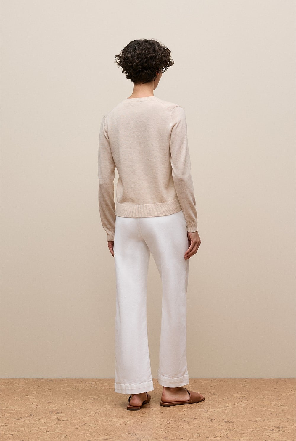 Merino Classic Crew Cardigan
