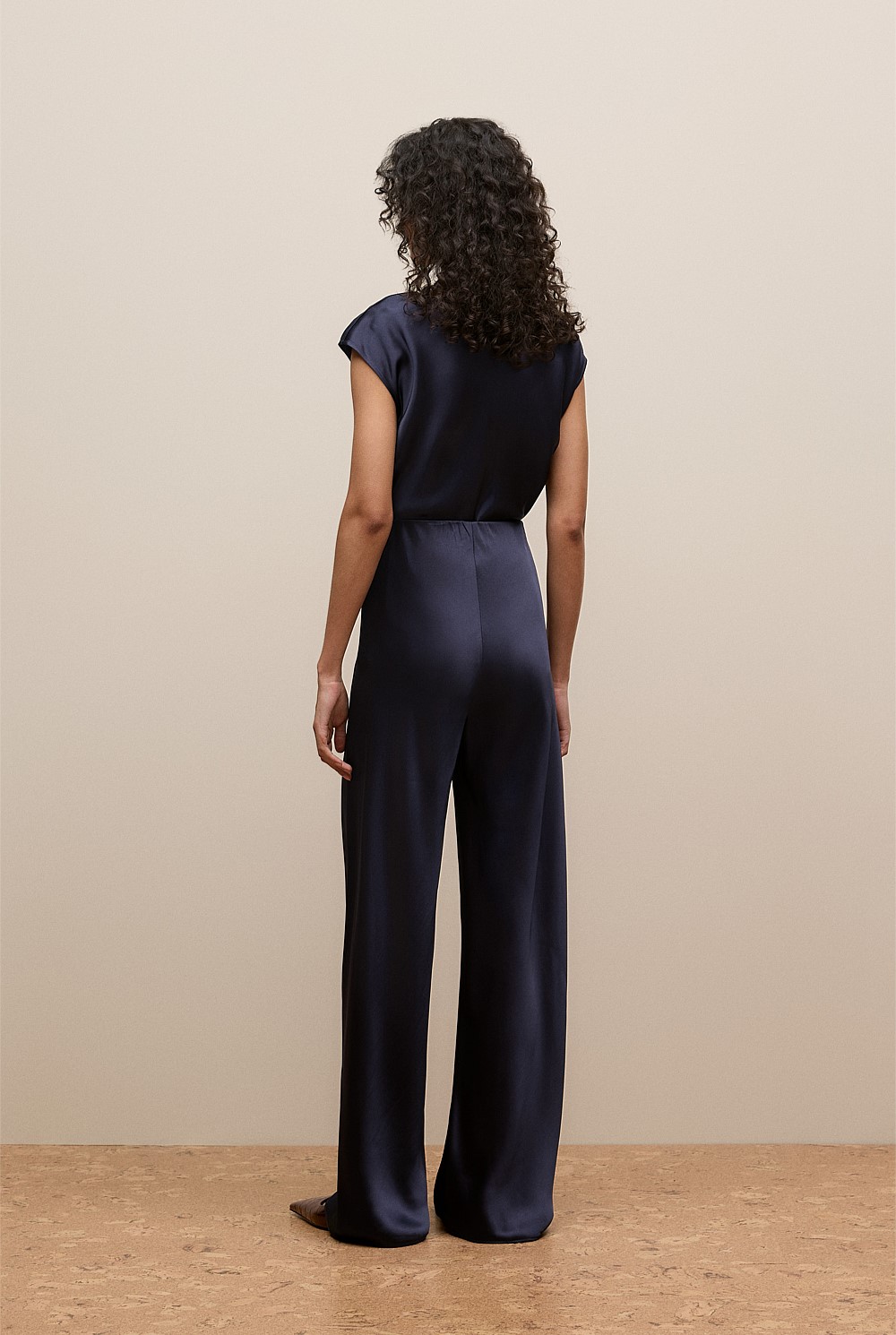 Satin Bias Cut Pant