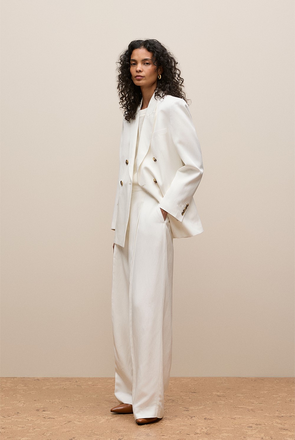 Soft Double Breasted Blazer
