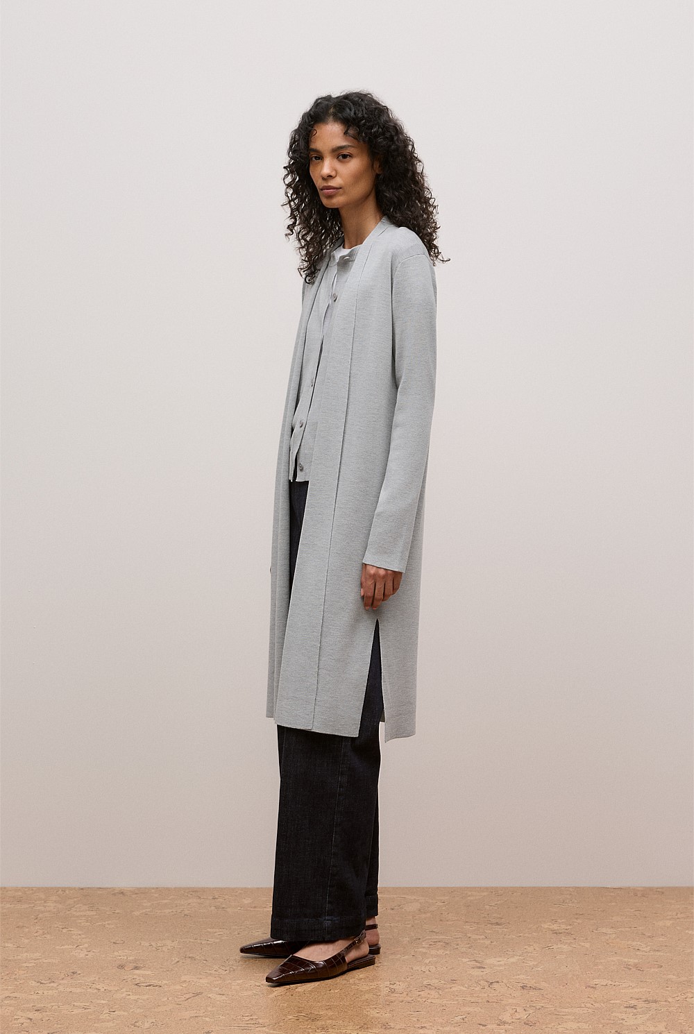 Merino Classic Crew Cardigan