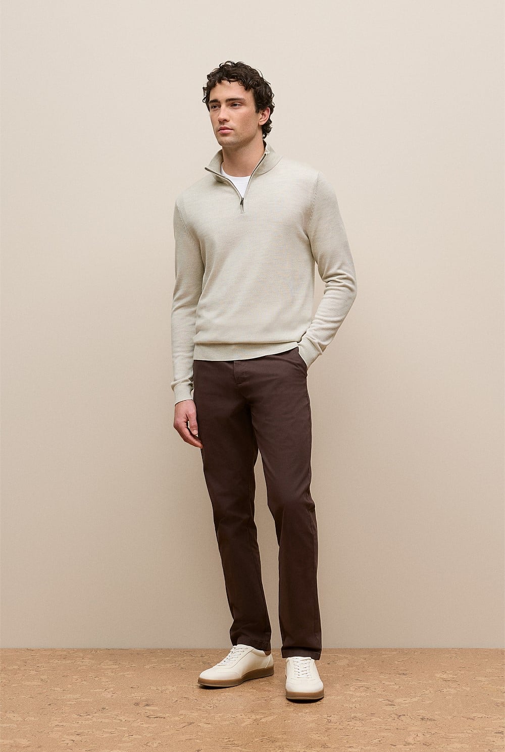 Merino Half Zip