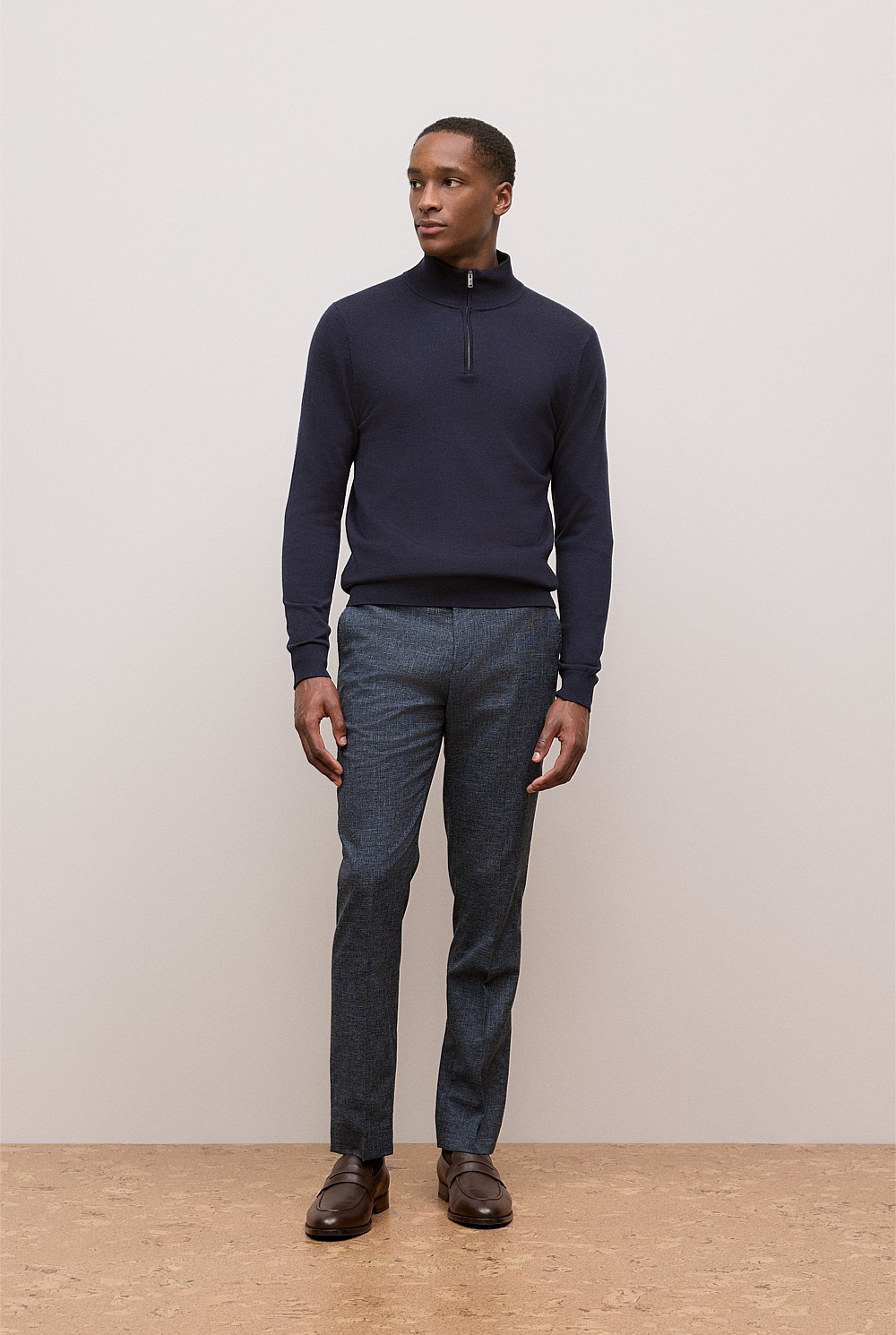 Merino Half Zip