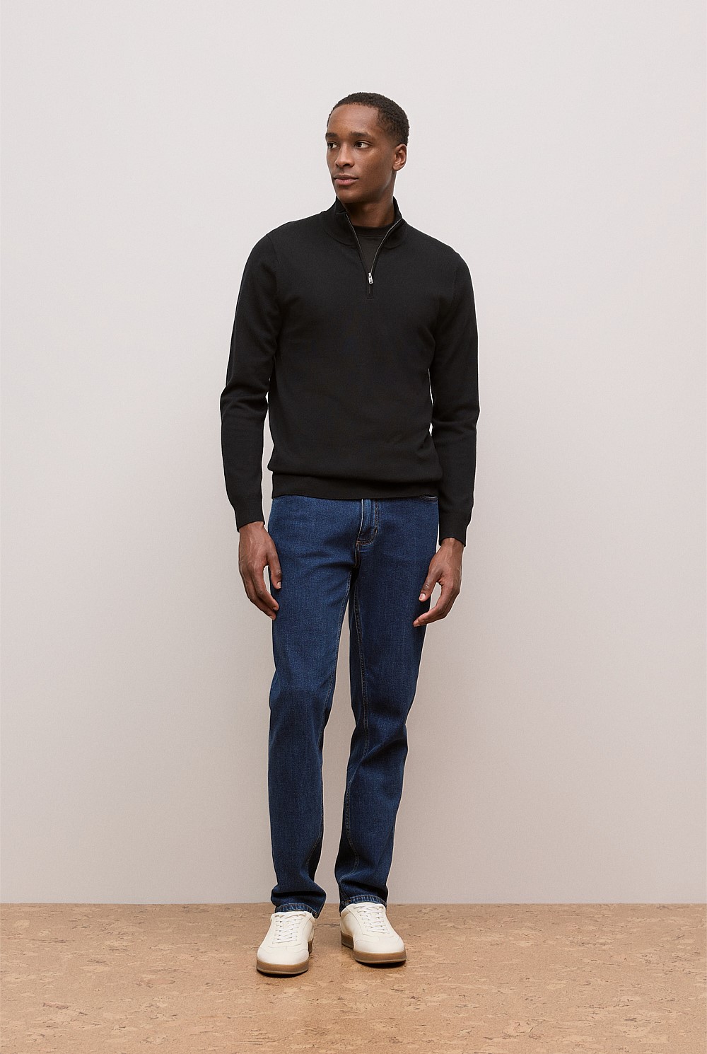 Merino Half Zip