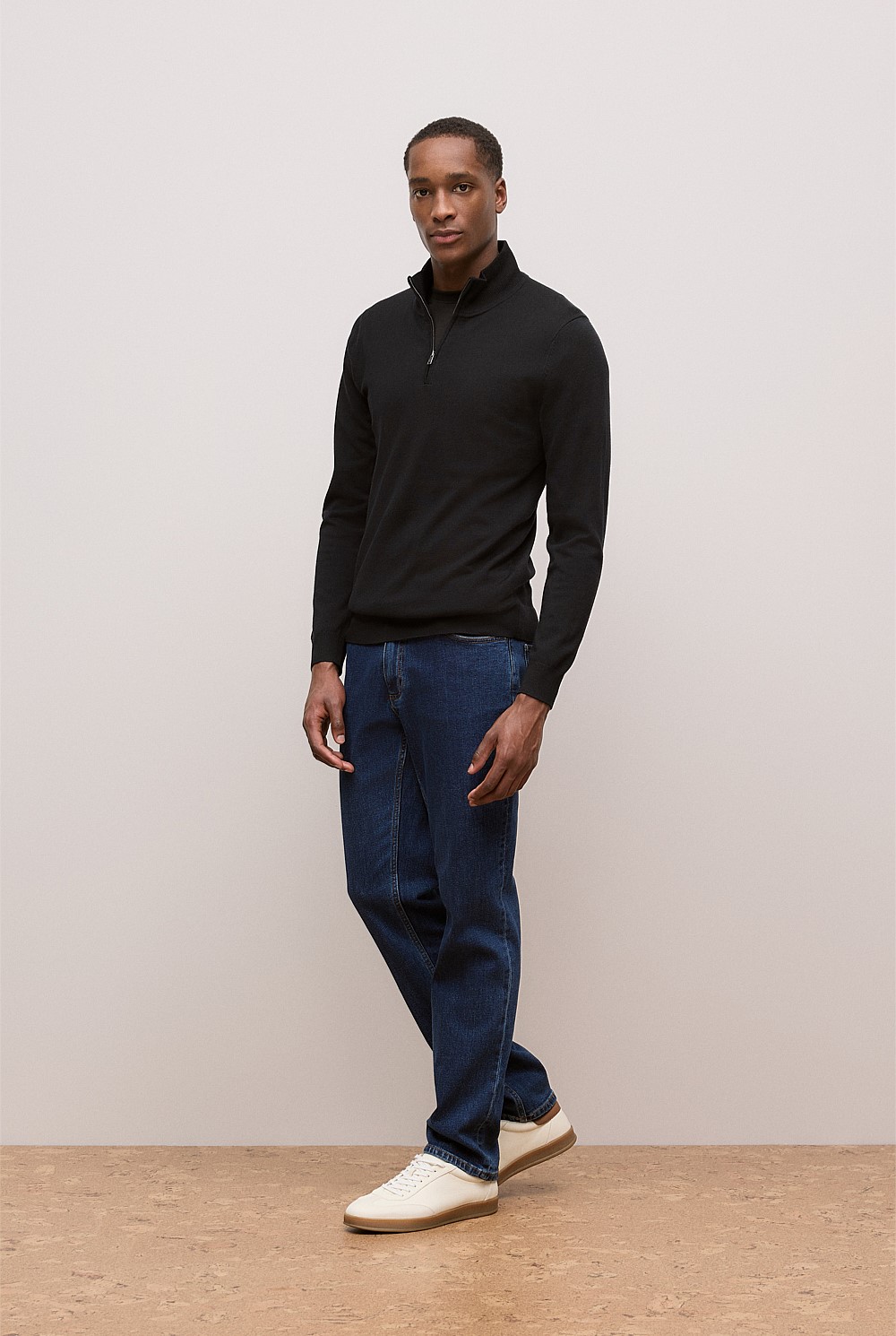 Merino Half Zip