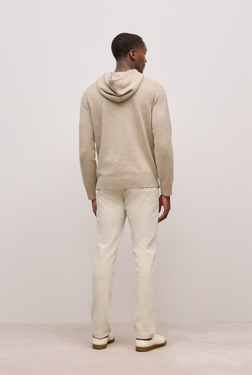 Wool Drawstring Hoodie