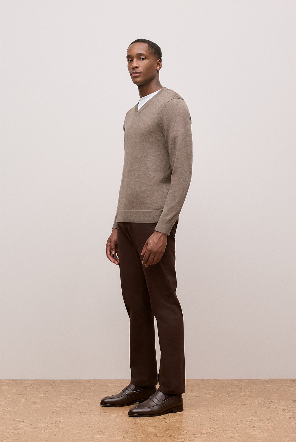 Merino V Neck