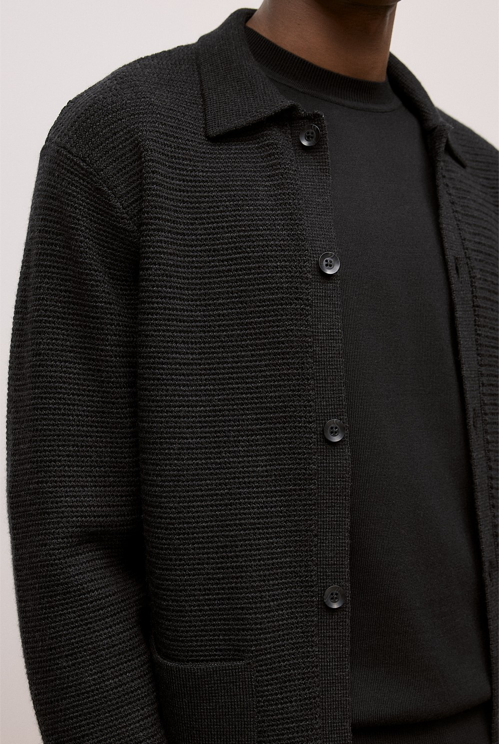 Merino Textured Shacket