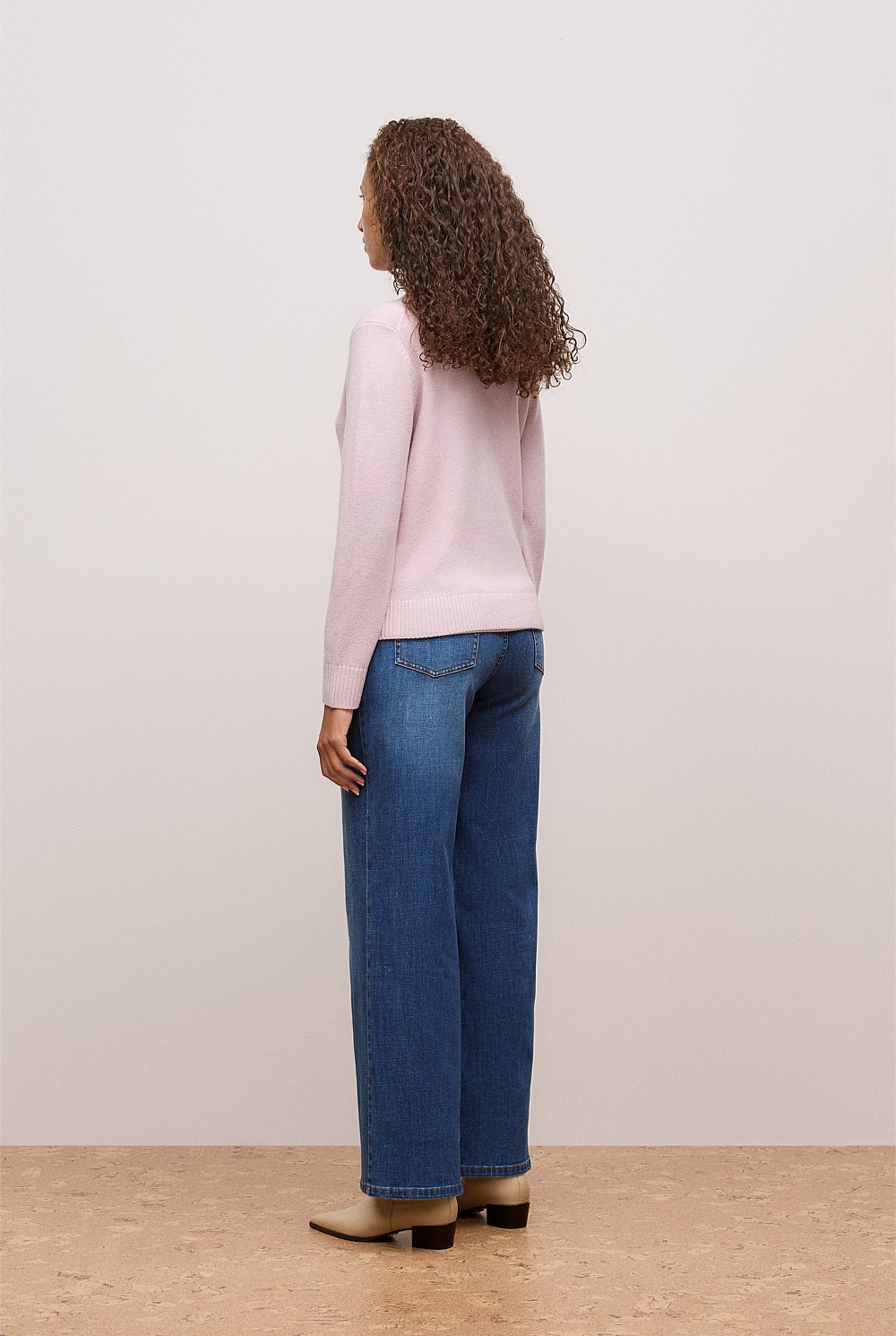 Wool Cashmere Classic Cardigan