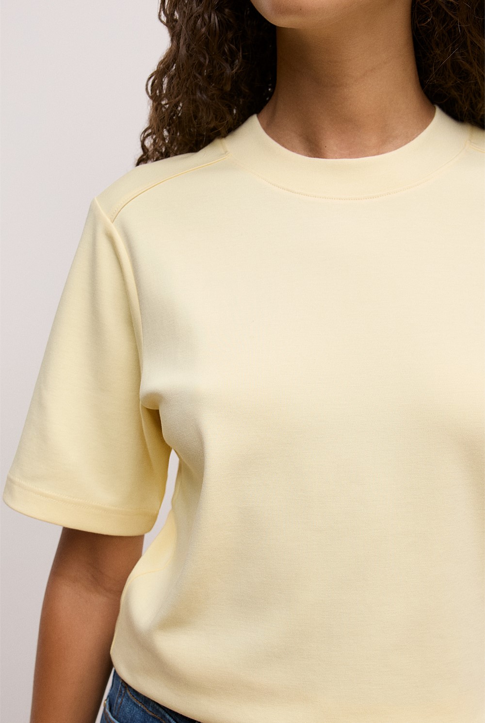 Cotton Modal Interlock T-shirt