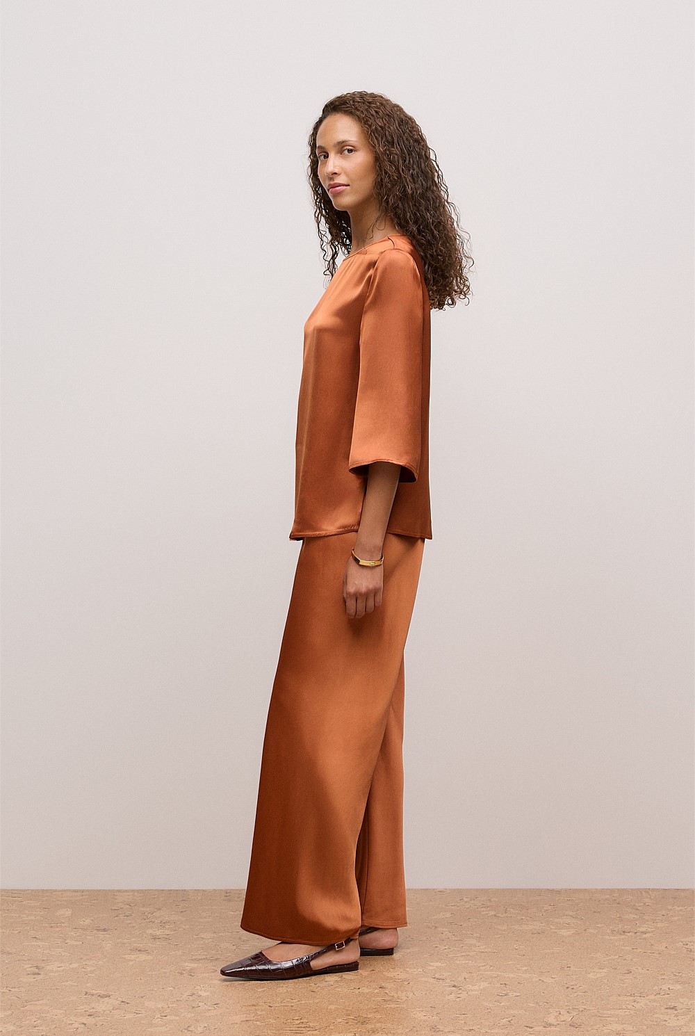 Satin Relaxed Blouse
