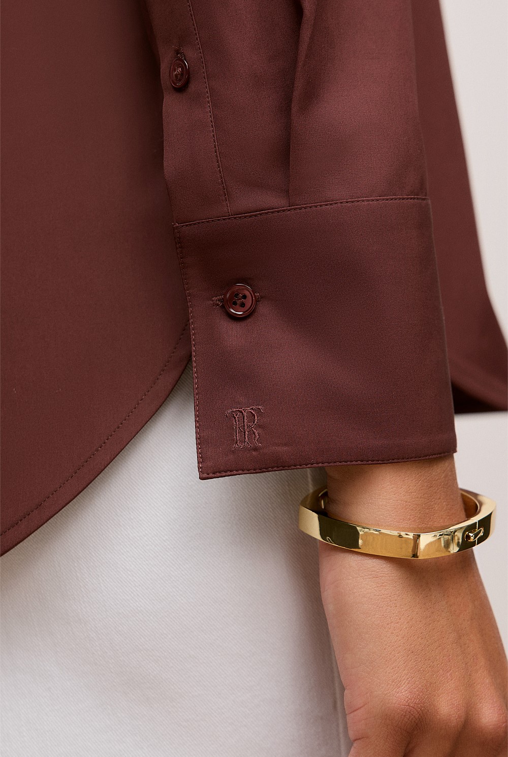 Cotton Poplin Long Sleeve Shirt