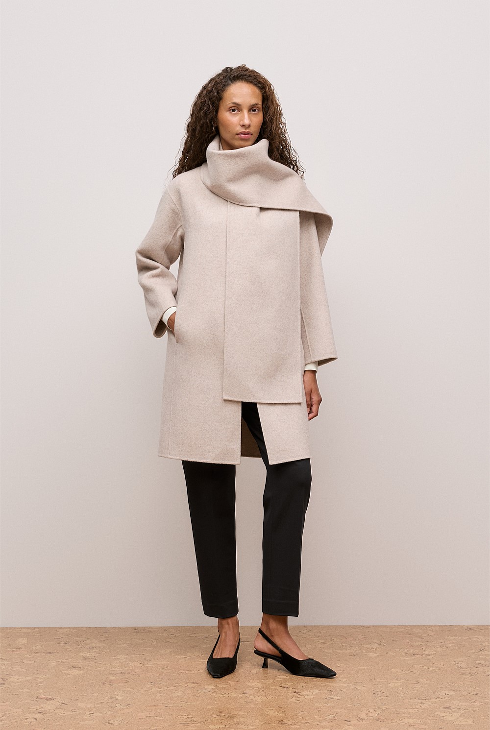 Merino Mock Neck