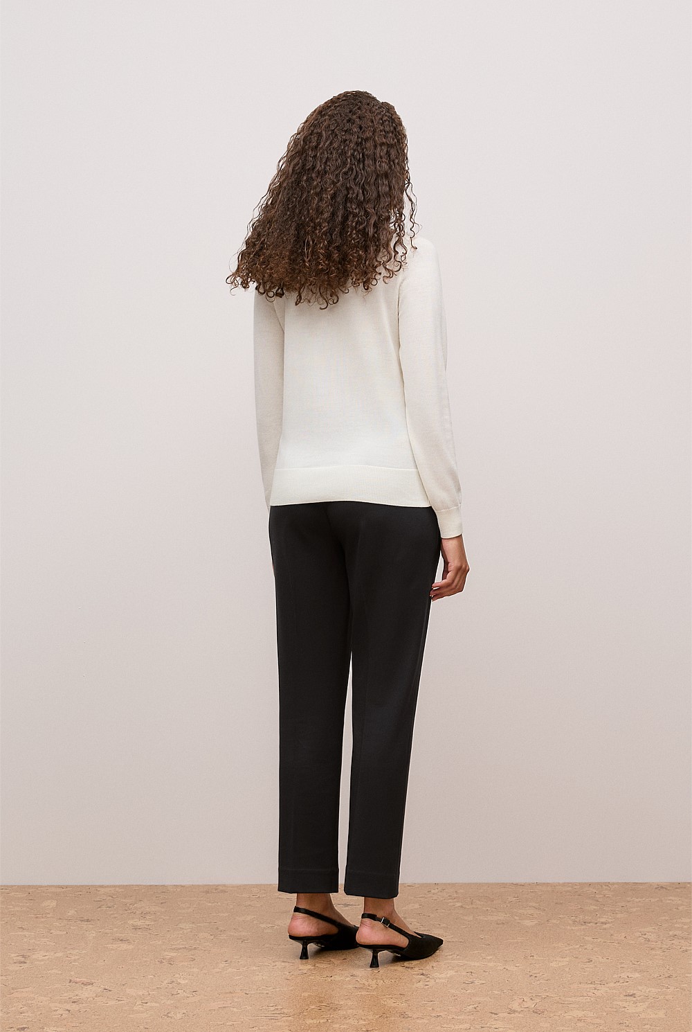 Merino Mock Neck